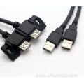 Extension Cable with Screw locking Micro Panel Mount